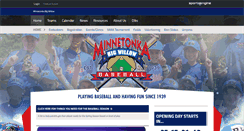 Desktop Screenshot of bigwillowbaseball.com